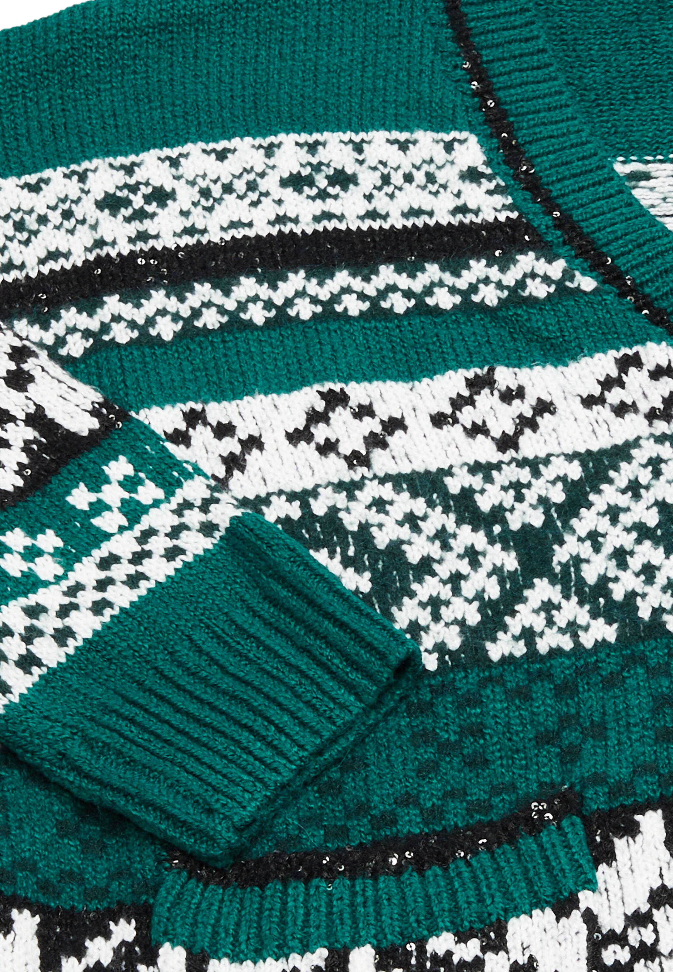 Jalene Вязаная кофта в Зеленый