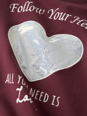 sarkans NAME IT Sportisks džemperis 'NMFSAKKINA'