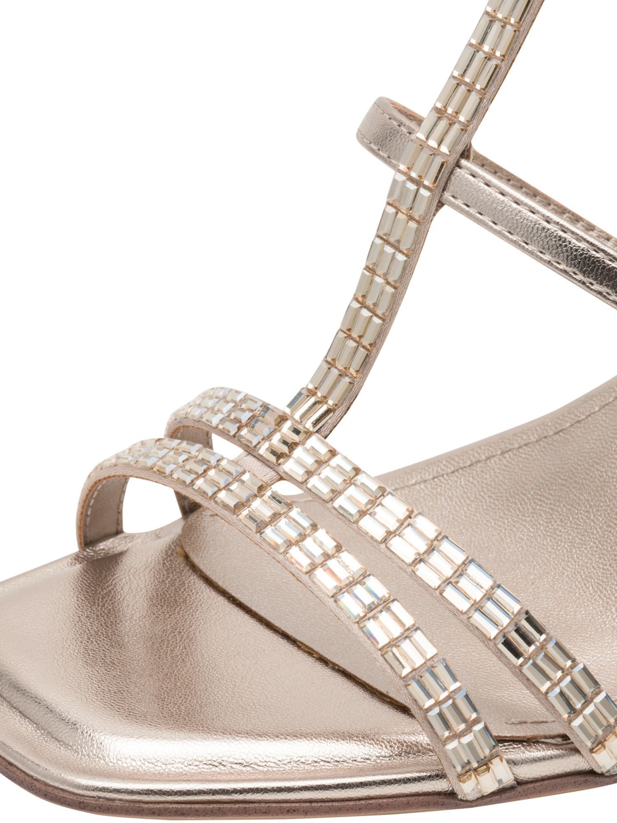 Sandales à lanières Tamaris en or