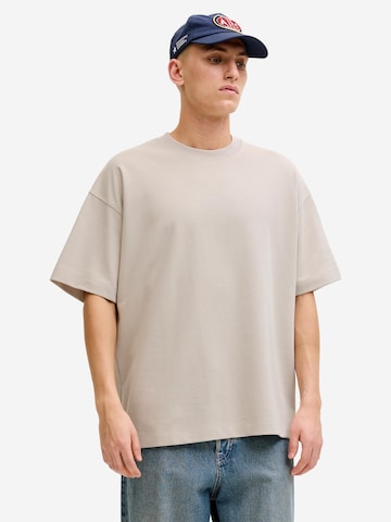 JACK & JONES Shirt 'Barron Tee' in Beige: front