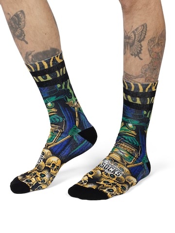 American Socks - Calcetines 'Black plague' en verde