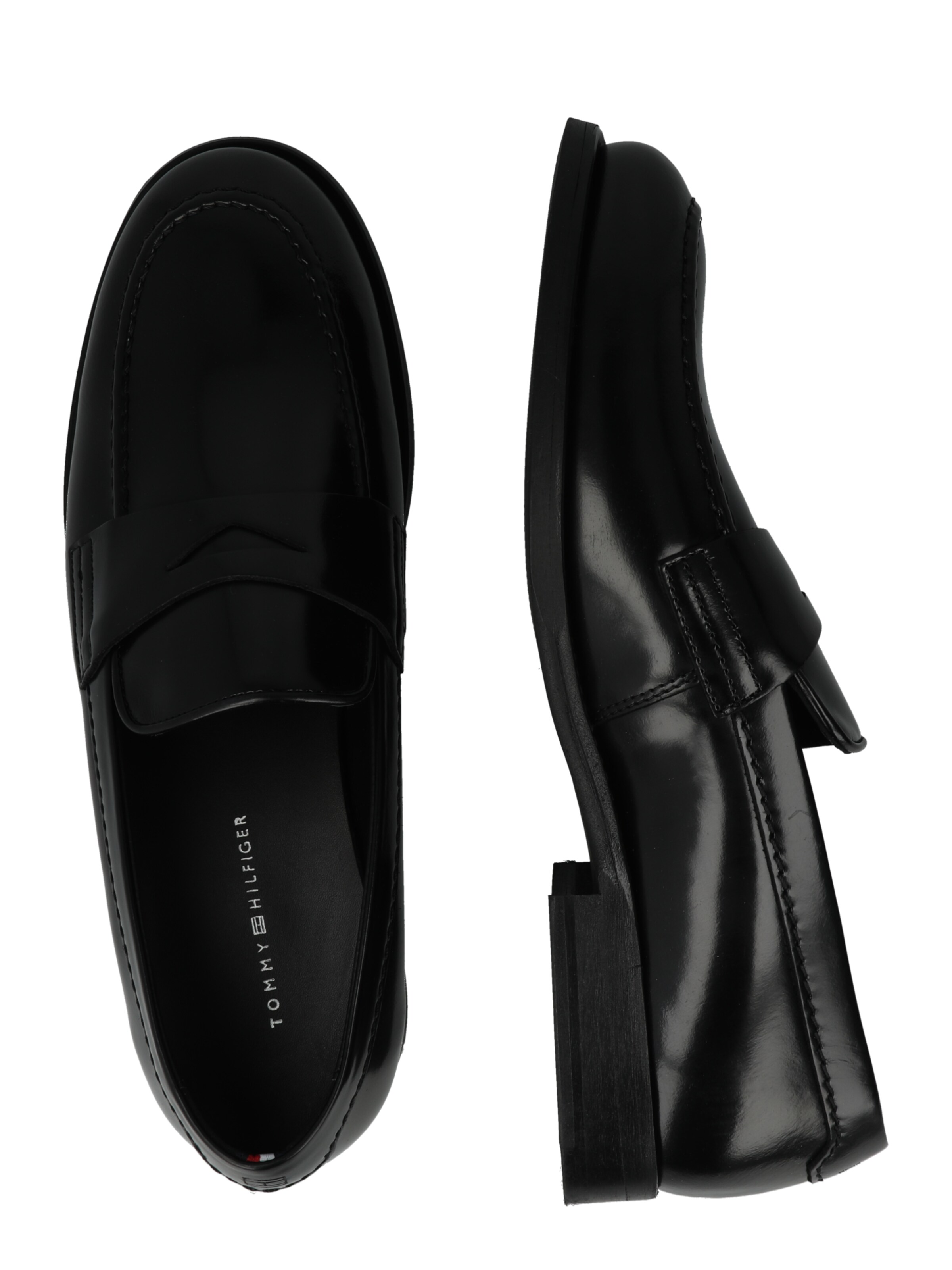 TOMMY HILFIGER Slip-ons in Black