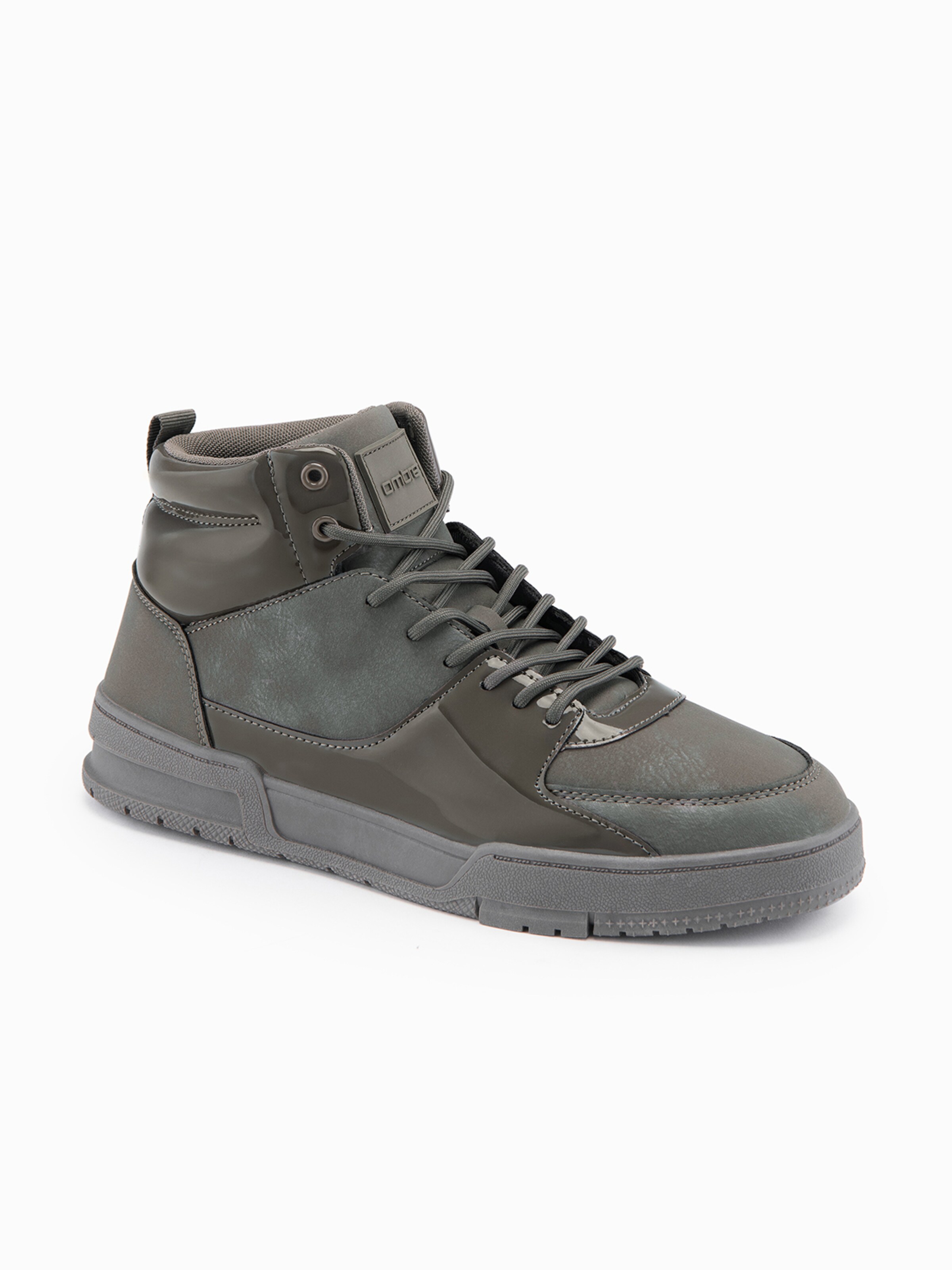 Ombre Sneakers hoog in Grijs: voorkant