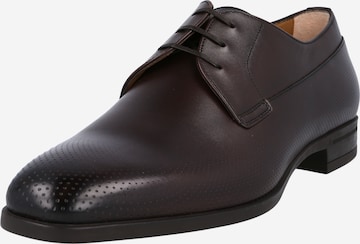 BOSS Black Lace-up shoe 'Kensington' in Brown: front