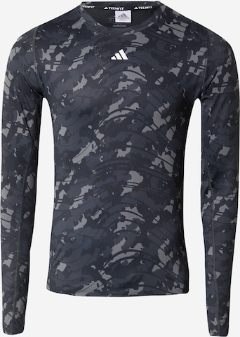 ADIDAS PERFORMANCE - Camiseta funcional en negro: frente