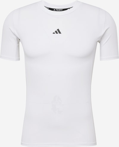 ADIDAS PERFORMANCE Функционална тениска в антрацитно черно / бяло, Преглед на продукта