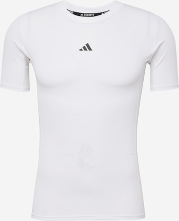 ADIDAS PERFORMANCE Функциональная футболка в Белый: спереди