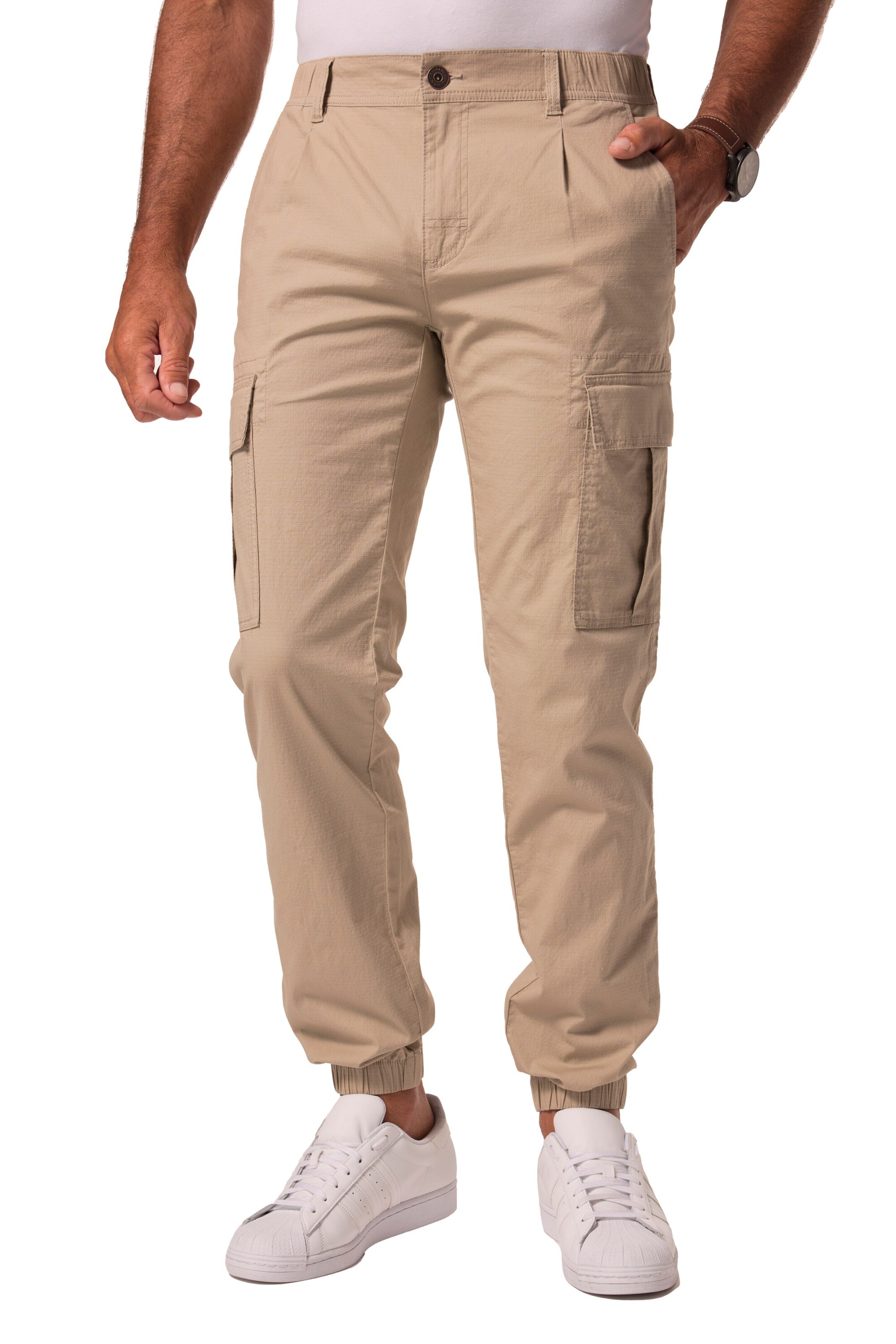 JP1880 Tapered Hose in Beige: Vorderseite