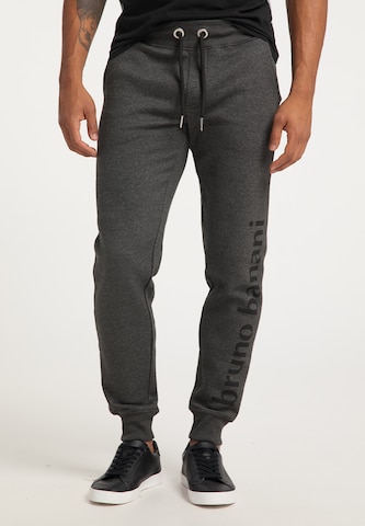 BRUNO BANANI Tapered Broek 'Perez' in Grijs: voorkant