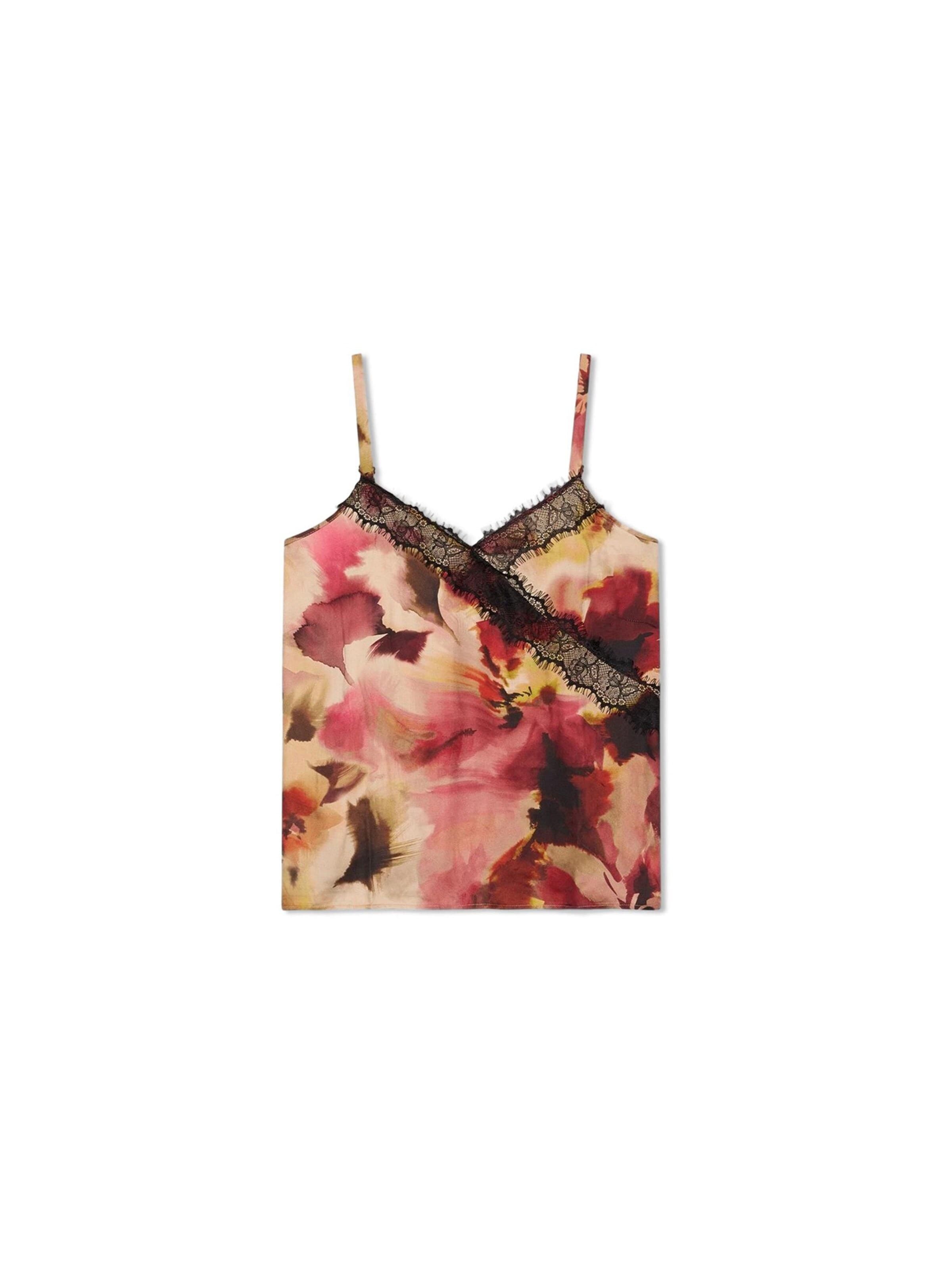 Fiorella Rubino Top in Beige: voorkant