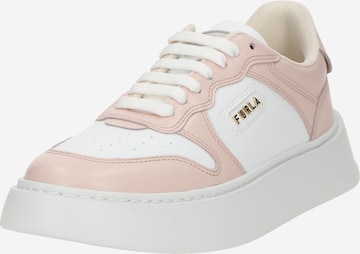 Sneaker low de la FURLA pe roz: față
