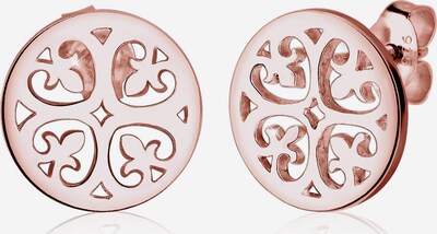 ELLI Ohrringe 'Ornament' in rosegold, Produktansicht