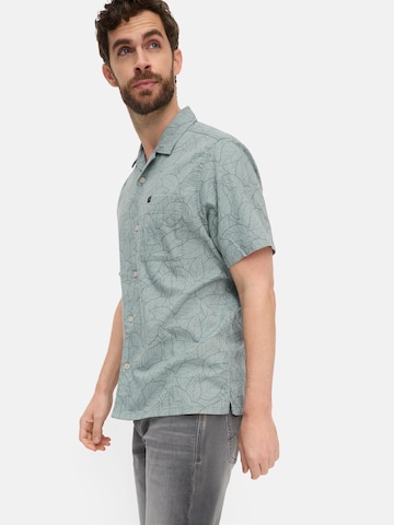 CAMEL ACTIVE Regular Fit Kurzarmhemd mit Brusttasche in Blau