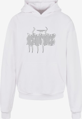 MJ Gonzales Sweatshirt in Weiß: predná strana