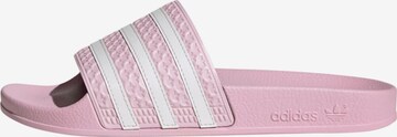 ADIDAS ORIGINALS Pantolette 'Adilette' in Pink: predná strana