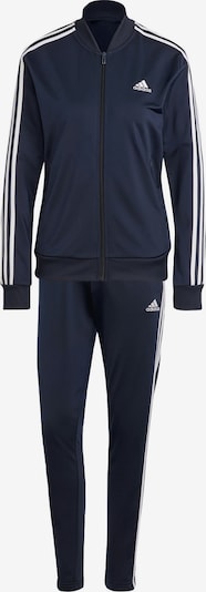 ADIDAS SPORTSWEAR Survêtement 'Essentials' en bleu foncé / blanc, Vue avec produit