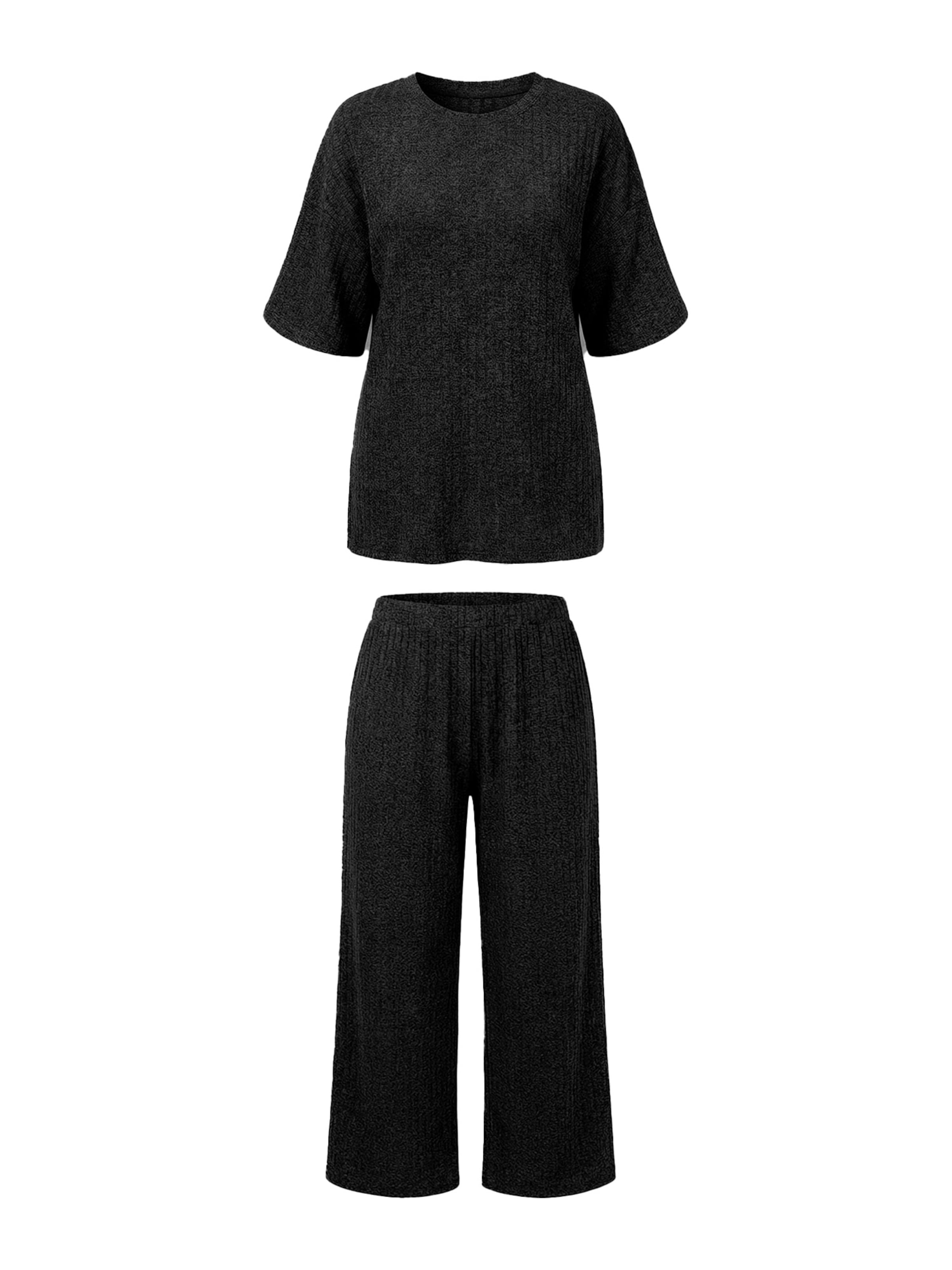 Imily Bela Domácí oblečení – černá: přední strana