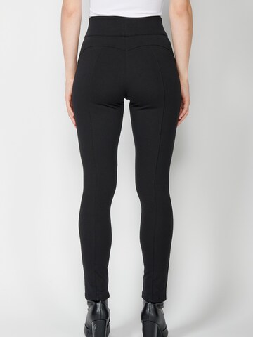 KOROSHI Skinny Hose in Schwarz