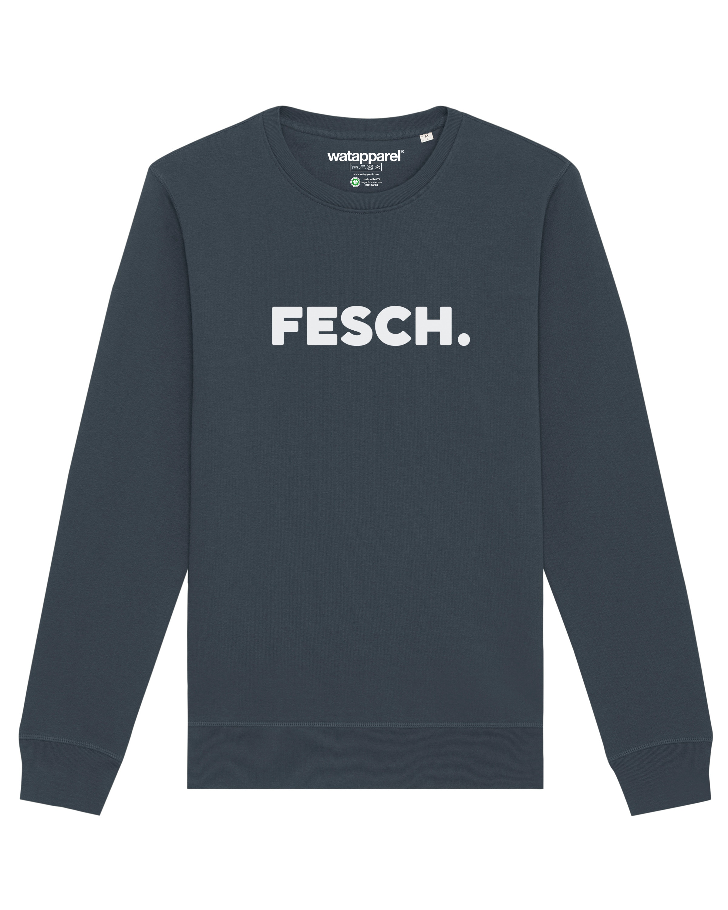 Felpa ' Fesch ' di Watapparel in grigio: frontale