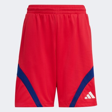 ADIDAS SPORTSWEAR Regular Workout Pants in Red
