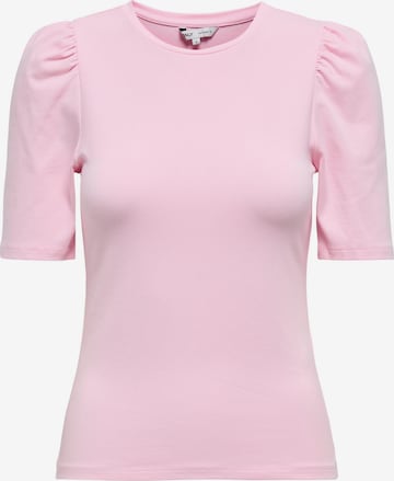ONLY Shirt 'ONLLive Love' in Pink: front