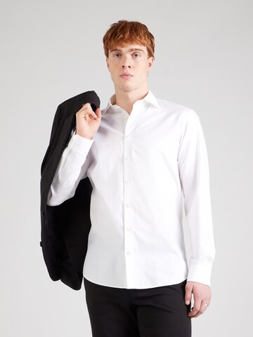 SELECTED HOMME Regular fit Skjorta 'SLHETHAN' i vit: framsida
