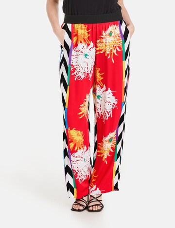 SAMOON Wide leg Pants in Mixed colors: front