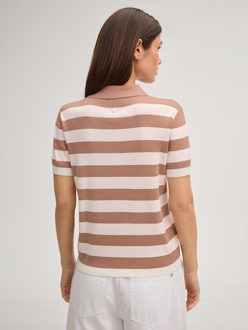 JOOP! Gebreid vest 'Kasha' in Bruin