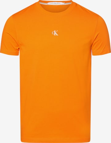 Calvin Klein Jeans Shirt in Oranje: voorkant