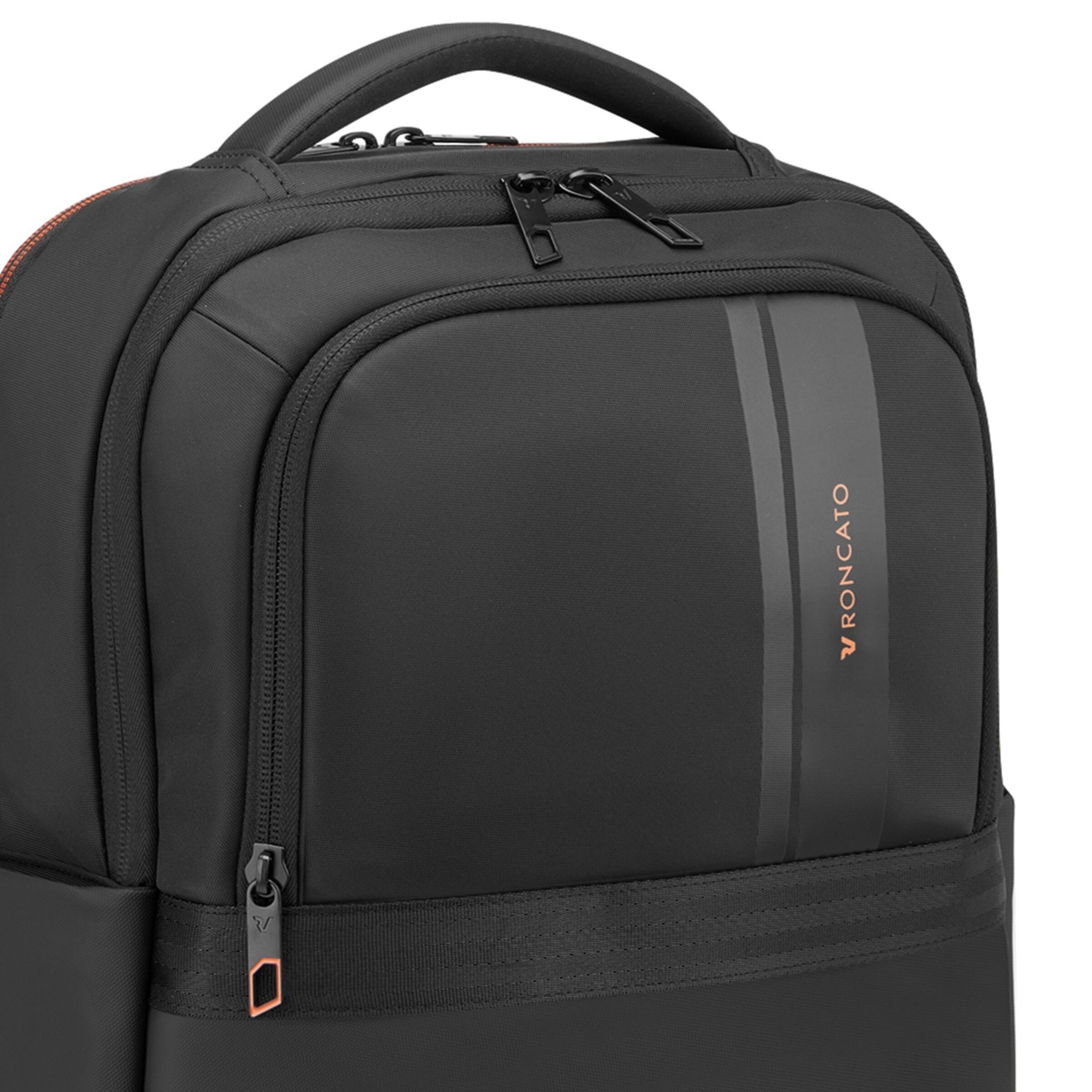 Roncato Backpack ' Metropolitan ' in Black