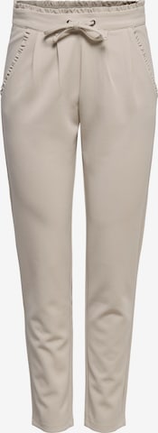 JDY Pleat-Front Pants 'Catia' in Beige: front