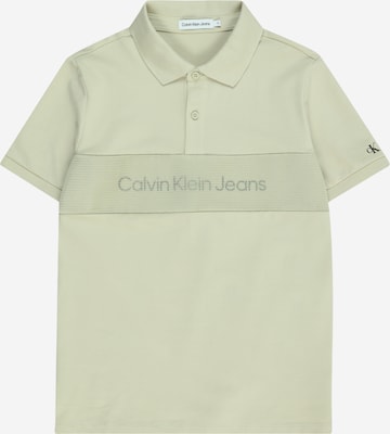 Calvin Klein Jeans Μπλουζάκι σε πράσινο: μπροστά