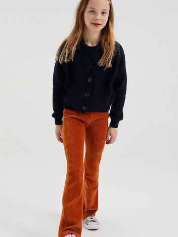 WE Fashion - Acampanado Leggings en naranja