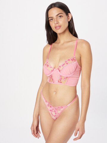 NLY by Nelly Bralette Bra 'Flirty' in Pink