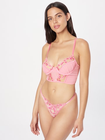 Bustier Soutien-gorge 'Flirty' NLY by Nelly en rose