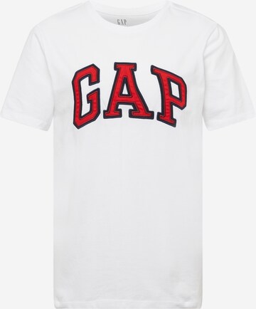 GAP Regular Fit Bluser & t-shirts 'BAS' i hvid: forside