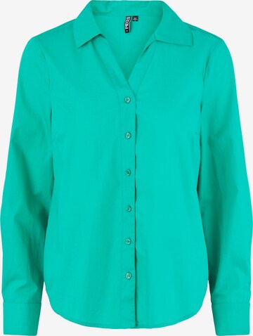 PIECES Blouse 'Vida' in Groen: voorkant