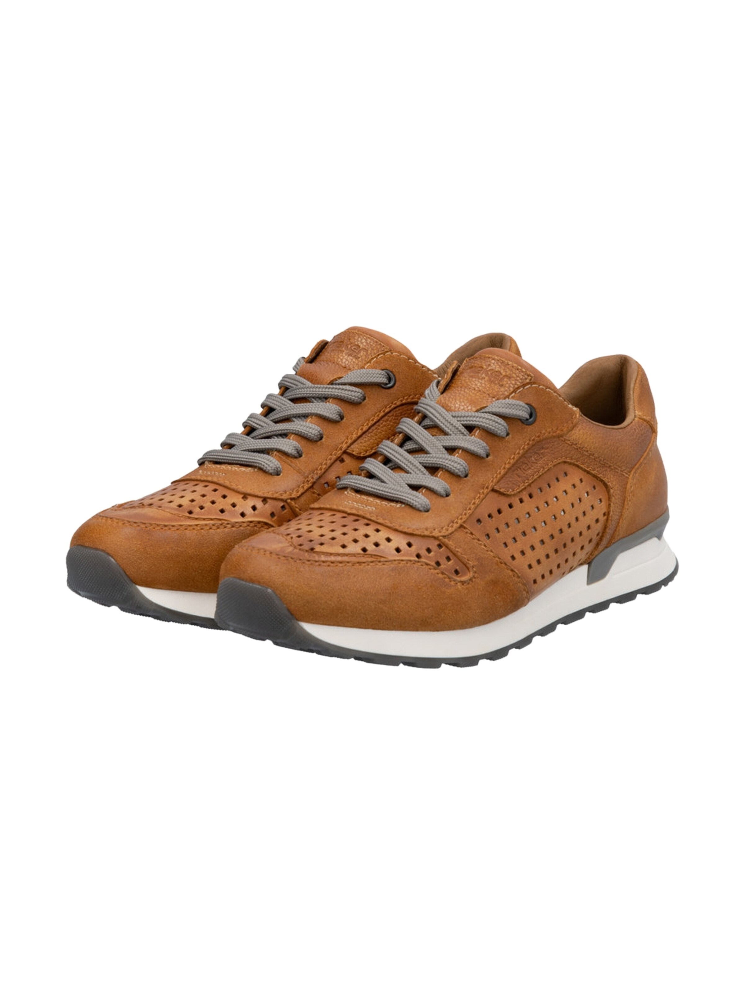 Rieker - Calzado deportivo con cordones 'Sneaker aus Sheepsuede-Leder' en marrón
