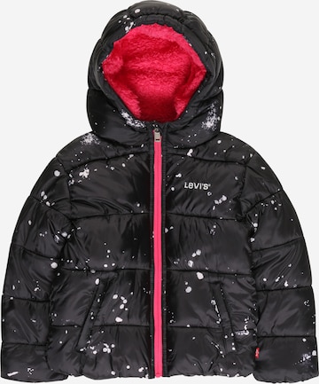 Levi's Kids Winter Jacket in Black: front