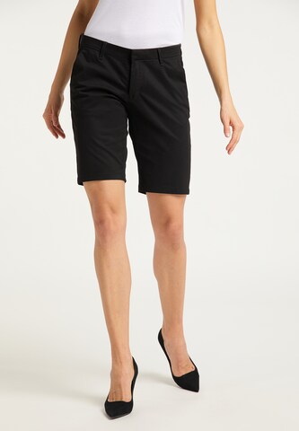 DreiMaster Klassik Regular Pants in Black: front