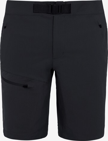 VAUDE Regular Outdoor Pants 'Badile' in Black: front