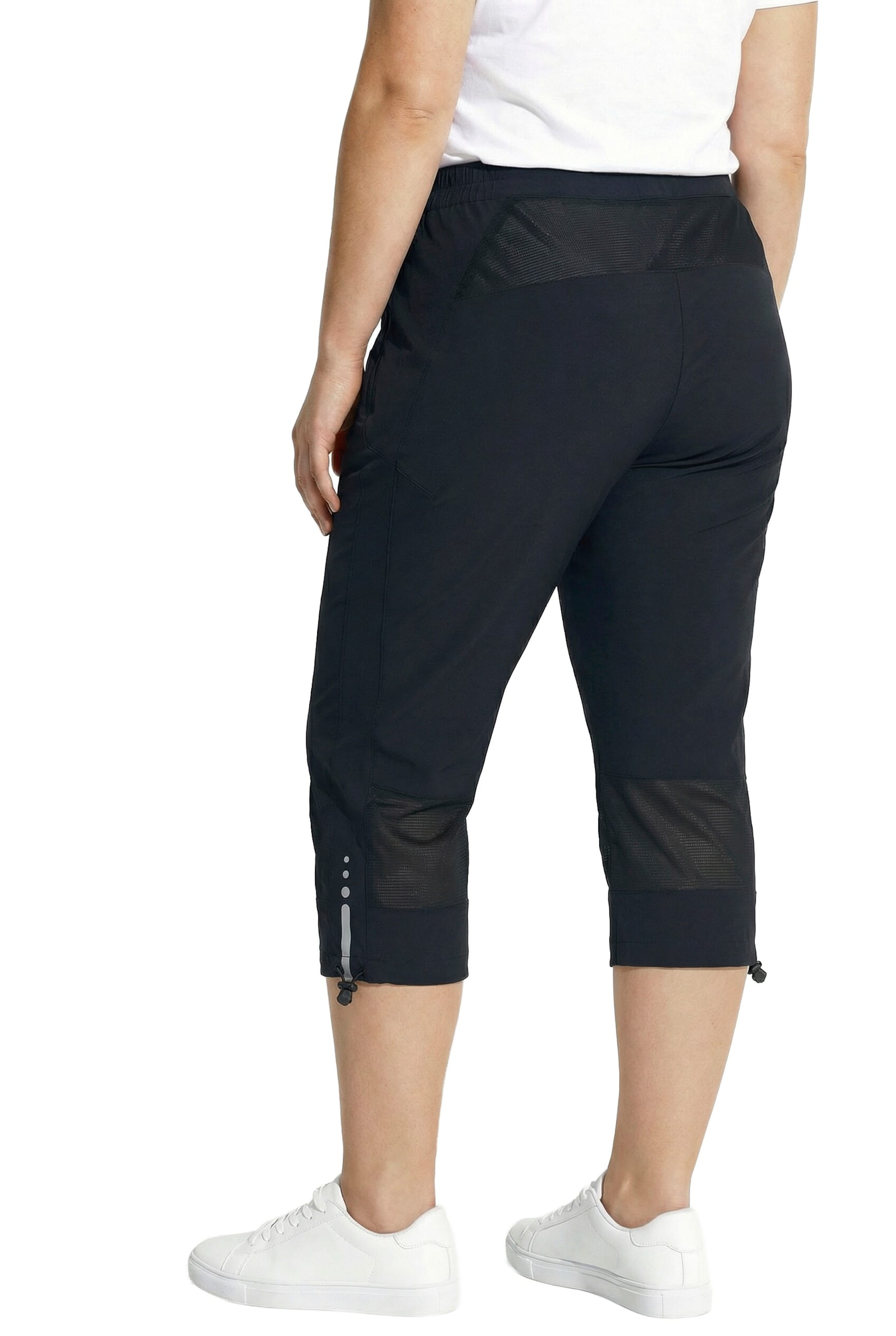 Ulla Popken Regular Functionele broek in Zwart