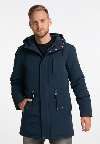 MO Winter Parka in Blue: front