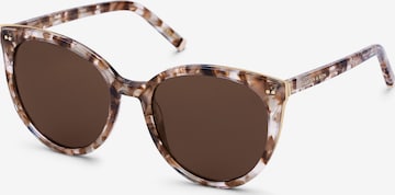 Occhiali da sole 'Manhattan Toffee Tortoise Brown ' di Kapten & Son in marrone: frontale