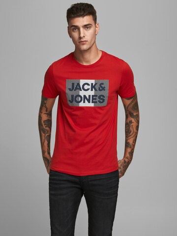 JACK & JONES Shirt in Rood: voorkant