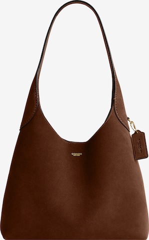 Borsa a spalla 'Brooklyn' di COACH in marrone: frontale