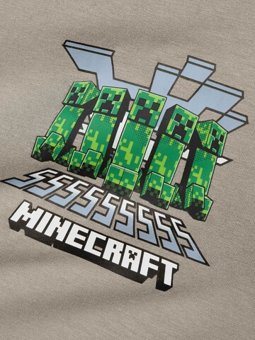 T-Shirt 'Minecraft' NAME IT en beige