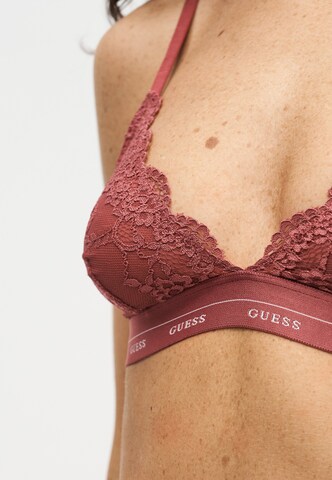 GUESS Trojúhelníková Podprsenka 'JANE' – červená