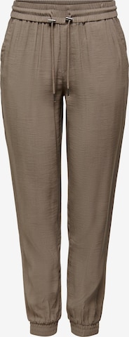 ONLY Tapered Trousers 'Kelda-Emery' in Brown: front