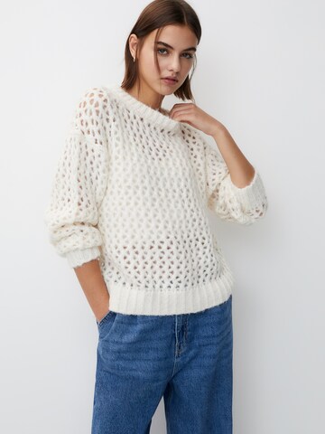 Pull&Bear Pullover in Beige: predná strana